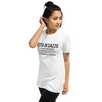 Thumbnail for Testa di  cazzo - definition italien - T-shirt standard - Ici & Là - T-shirts & Souvenirs de chez toi