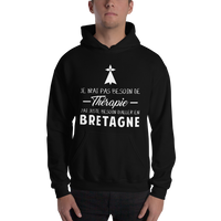 Thumbnail for Je n'ai Pas besoin de Thérapie j'ai juste besoin d'aller en Bretagne - Sweatshirt à capuche - Ici & Là - T-shirts & Souvenirs de chez toi