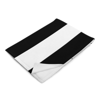 Thumbnail for Plaid Bretagne noir et blanc - Drapeau Gwenn Ha Du