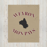 Plaid Aveyron Mon pays - Jetée de canapé couverture 130 x 150 cm