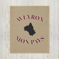 Thumbnail for Plaid Aveyron - Mon pays - jetée de canapé douce