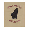 Plaid Ardèche - Netflix and chill, douceur au toucher