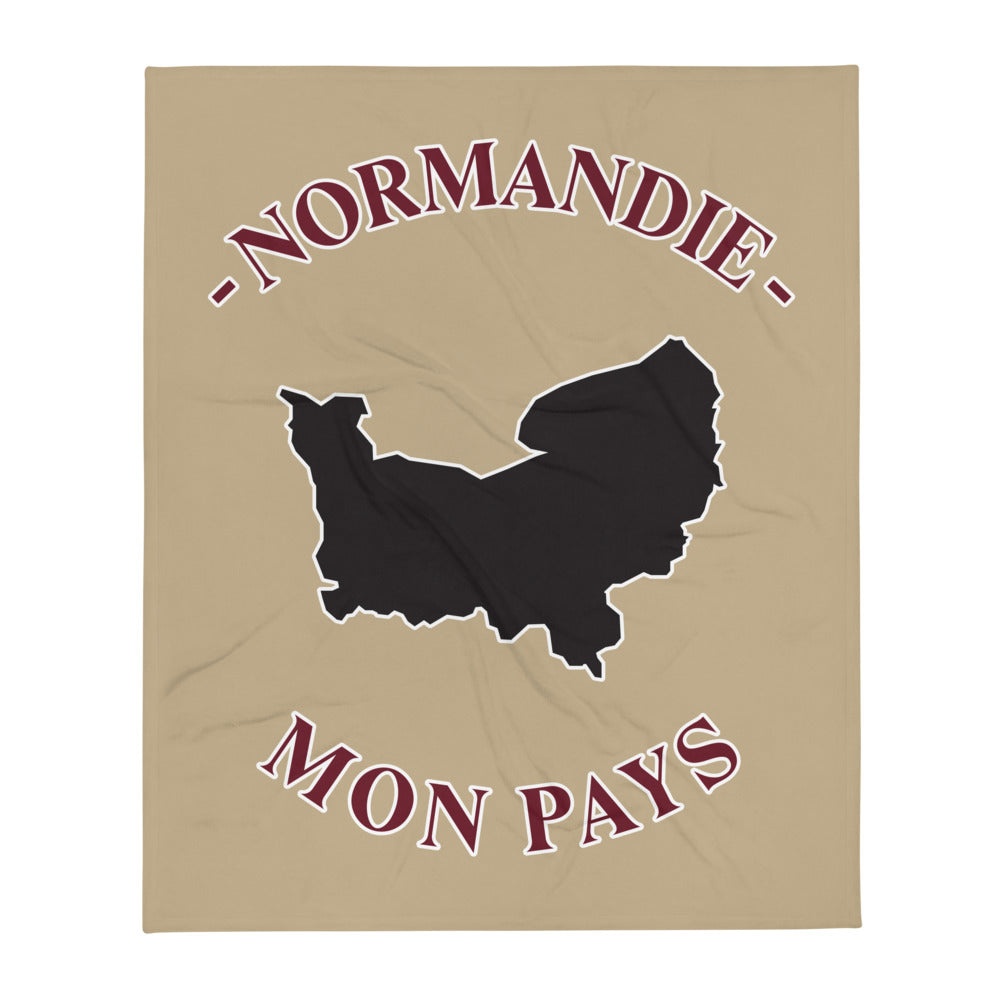 Plaid Normandie - Mon pays - design soyeux