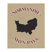 Thumbnail for Plaid Normandie - Mon pays - design soyeux