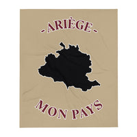 Thumbnail for Plaid Ariège - Mon pays - design doux et soyeux