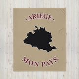 Plaid Ariège Mon pays - Jetée de canapé couverture 130 x 150 cm