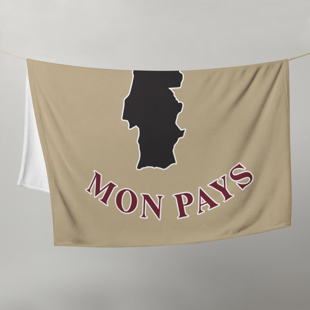 Plaid Portugal - Mon pays - verso blanc élégant