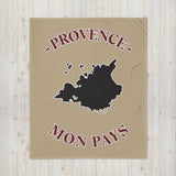 Plaid Provence Mon pays - Jetée de canapé couverture 130 x 150 cm