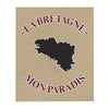Plaid Bretagne bleu - Mon paradis pour soirées cocooning