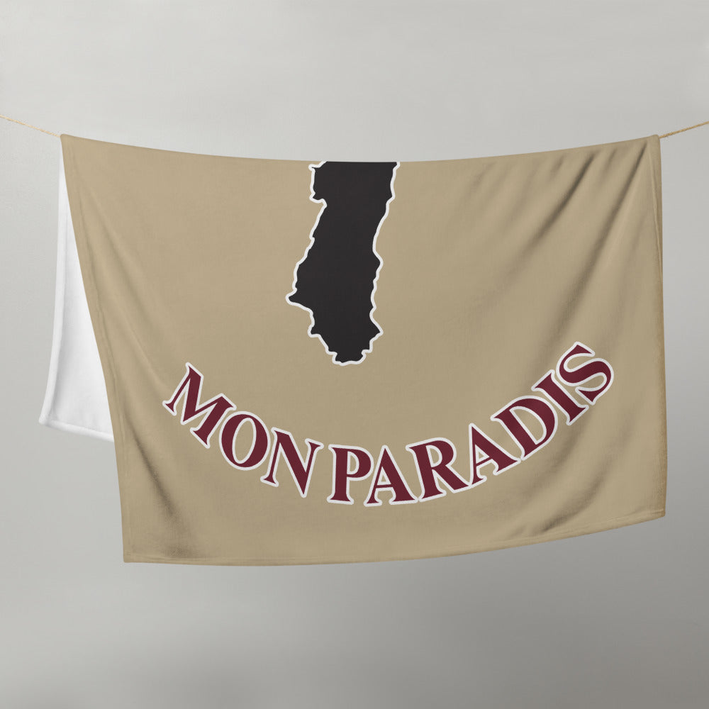 Plaid Alsace bleu - Mon paradis pour soirées cocooning dos