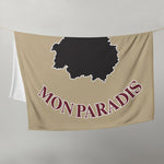 Plaid Périgord Mon paradis - Jetée de canapé couverture 130 x 150 cm