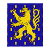Plaid Franche-Comté - Drapeau soyeux pour canapé