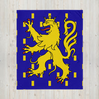 Thumbnail for Plaid Franche-Comté - Drapeau soyeux pour canapé