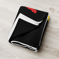 Thumbnail for Plaid Normandie - Drapeau et carte - verso blanc