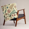 Plaid Italie - iconographie italienne - design doux et soyeux