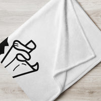 Thumbnail for Plaid Corse noir dos - Verso blanc doux