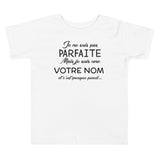 Nom de famille personnalisable T-shirt à Manches Courtes pour fille en Bas Âge - Ici & Là - T-shirts & Souvenirs de chez toi