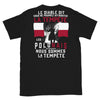 T-shirt Pologne noir - Les Polonais répondirent : tempête