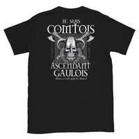 Thumbnail for Comtois ascendant Gaulois - T-shirt standard version imprimé DOS - Ici & Là - T-shirts & Souvenirs de chez toi