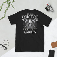 Thumbnail for Comtois ascendant Gaulois - T-shirt standard version imprimé DOS - Ici & Là - T-shirts & Souvenirs de chez toi