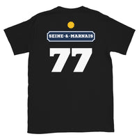Thumbnail for T-shirt Seine-et-Marnais bleu marine - Pastis humour