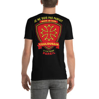 Thumbnail for T-shirt Toulouse noir dos - Grosse croix de Toulouse