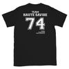 T-shirt Haute-Savoie noir - Fierté locale et humour