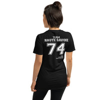 Thumbnail for T-shirt Haute-Savoie bleu marine dos - Fierté locale et humour