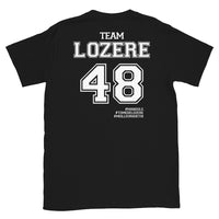 Thumbnail for T-shirt Lozère noir - Fierté locale et humour
