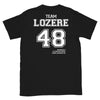 T-shirt Lozère noir - Fierté locale et humour