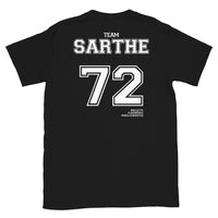 Thumbnail for T-shirt Sarthe 72 noir - Fierté locale avec humour