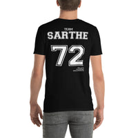 Thumbnail for T-shirt Sarthe 72 gris foncé chiné - Fierté locale avec humour