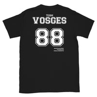 Thumbnail for T-shirt Vosges 88 noir - Fierté et humour français