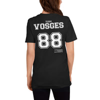 Thumbnail for T-shirt Vosges 88 bleu marine dos - Fierté et humour français