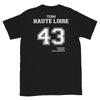 T-shirt Haute-Loire 43 noir - Fierté locale avec humour