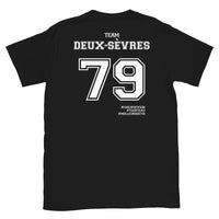 Thumbnail for T-shirt Deux-Sèvres 79 Poitou noir - design humoristique