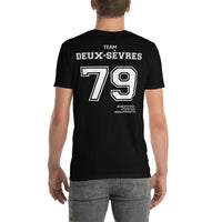 Thumbnail for T-shirt Deux-Sèvres 79 Poitou bleu marine - design humoristique