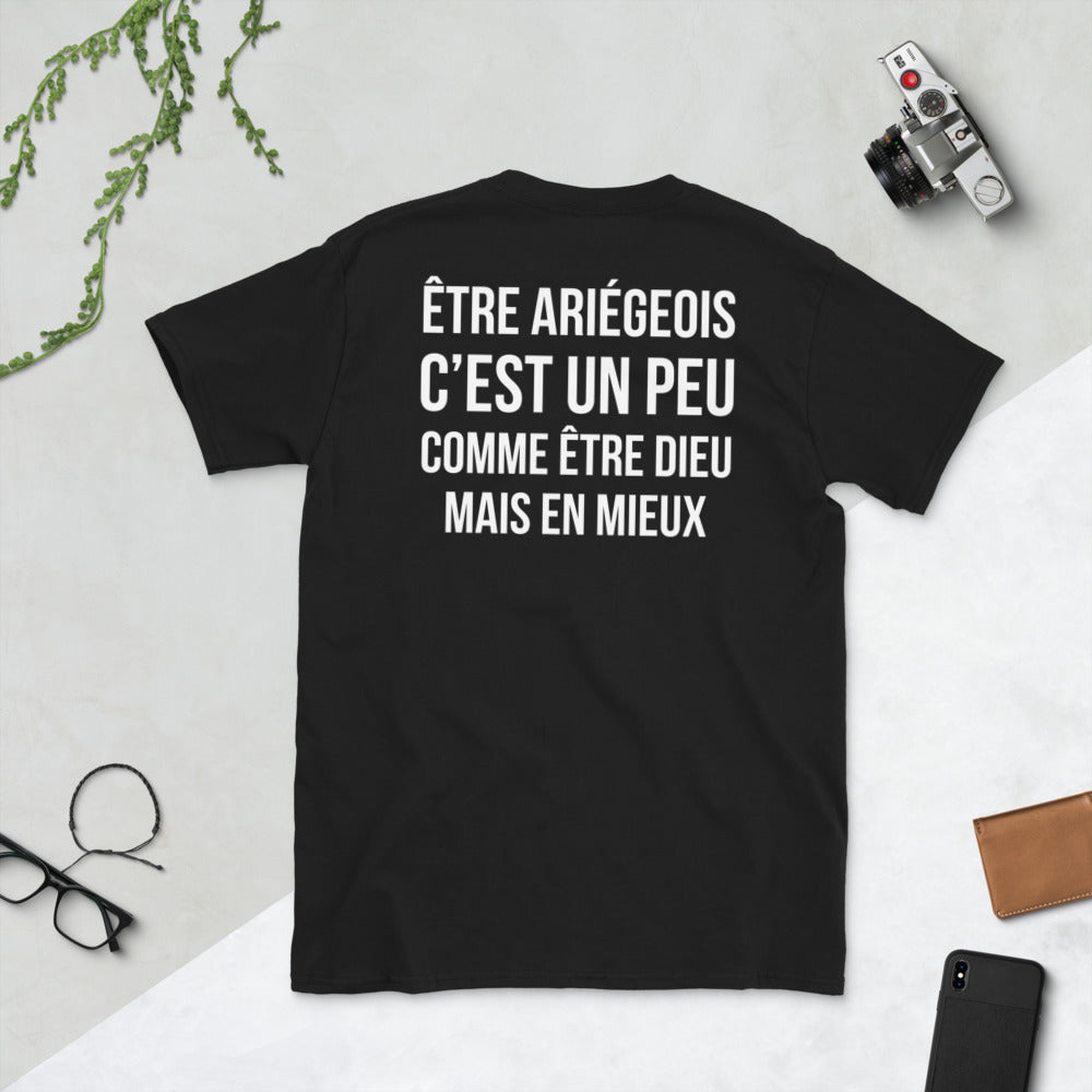 Ariégeois comme Dieu mais en mieux - T-shirt standard - Ici & Là - T-shirts & Souvenirs de chez toi