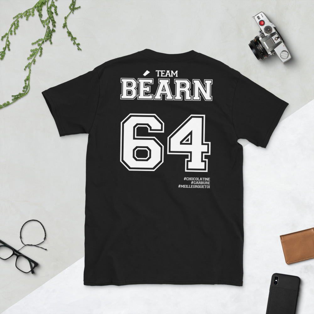 T-shirt Béarn 64 noir - Fierté béarnaise humoristique