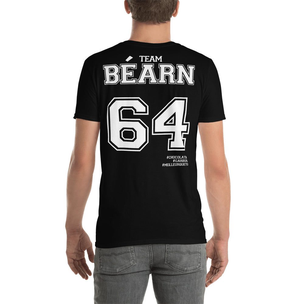 T-shirt Béarn 64 bleu marine - Fierté béarnaise humoristique