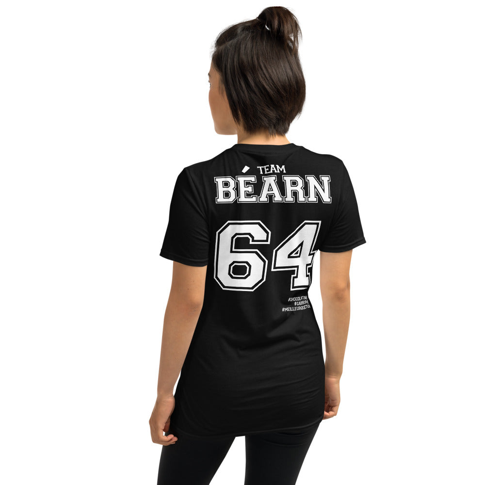 T-shirt Béarn 64 bleu marine dos - Fierté béarnaise humoristique