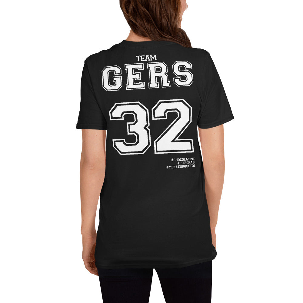 T-shirt Gers gris foncé chiné - Fierté locale avec humour