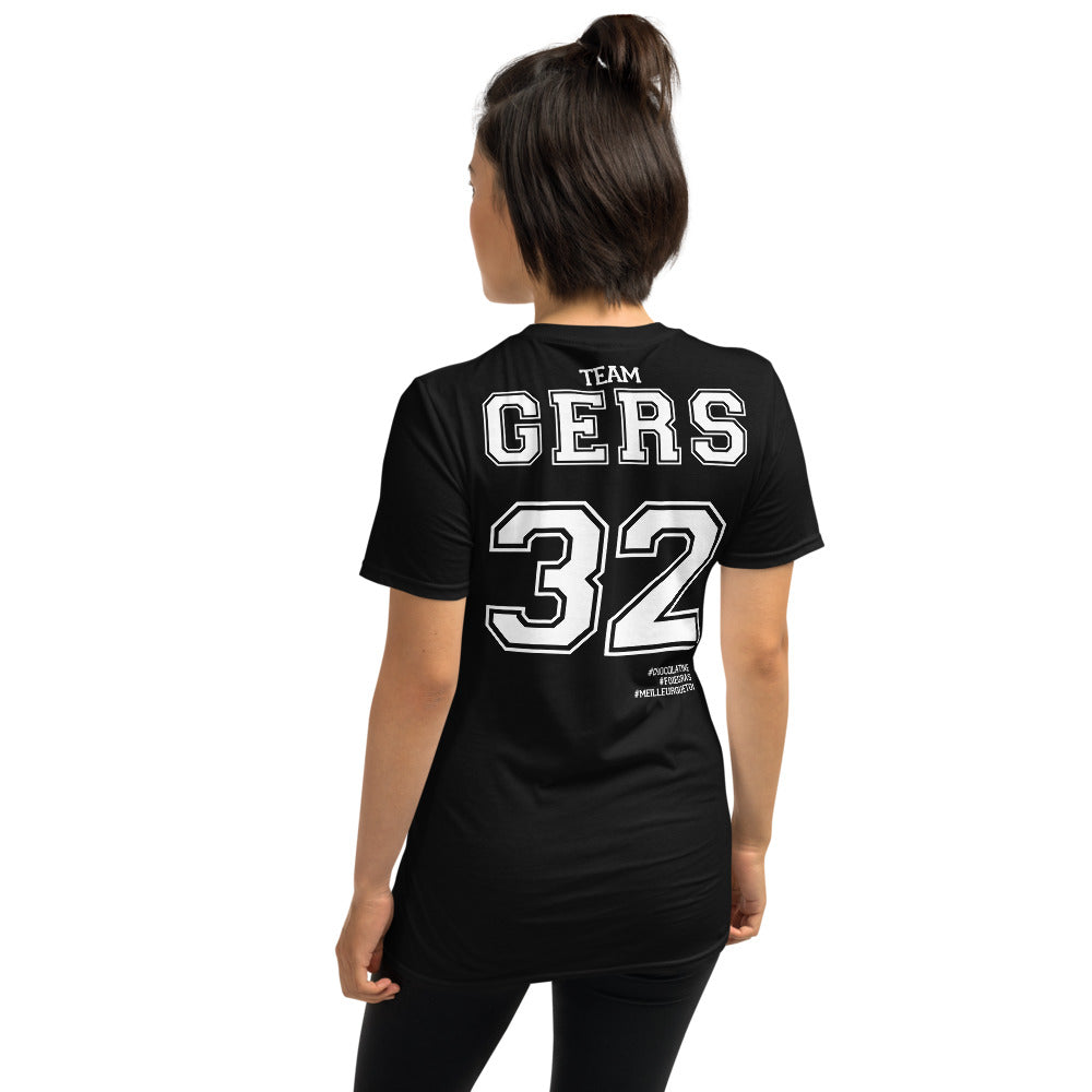 T-shirt Gers bleu marine dos - Fierté locale avec humour