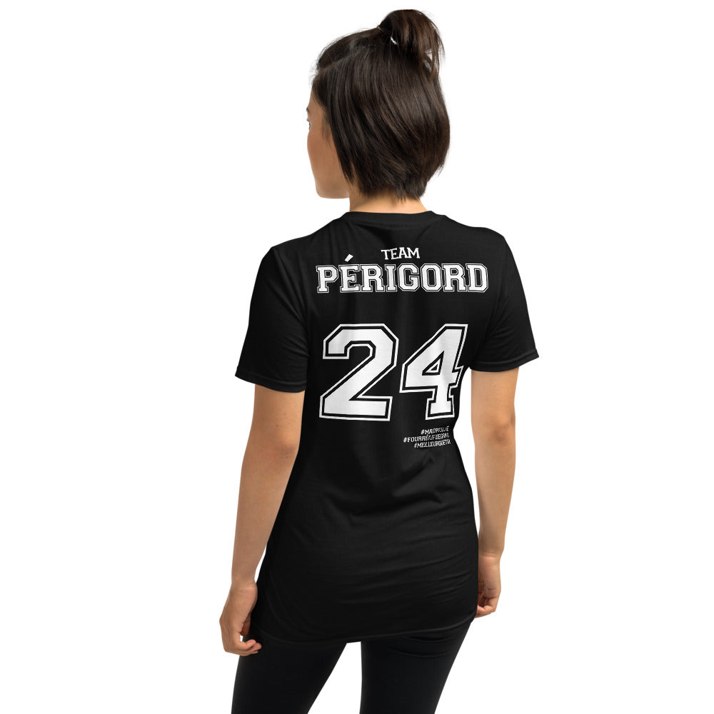 T-shirt Périgord bleu marine dos - Fierté locale avec humour