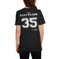 Thumbnail for T-shirt Bretagne bleu marine - Fierté Ille et Vilaine 35