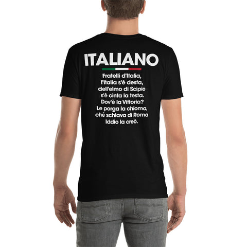 Italiano - Hymne italien fratelli d'Italia - T-shirt standard - Ici & Là - T-shirts & Souvenirs de chez toi