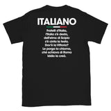 Italiano - Hymne italien fratelli d'Italia - T-shirt standard - Ici & Là - T-shirts & Souvenirs de chez toi
