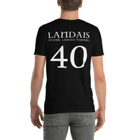 Thumbnail for T-shirt Landais noir dos - Landais un jour, Landais toujours