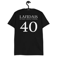 Thumbnail for T-shirt Landais bleu marine dos - Landais un jour, Landais toujours