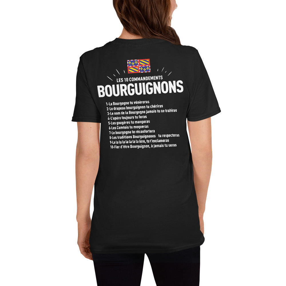 10 commandements Bourguignons - T-shirt standard - Ici & Là - T-shirts & Souvenirs de chez toi